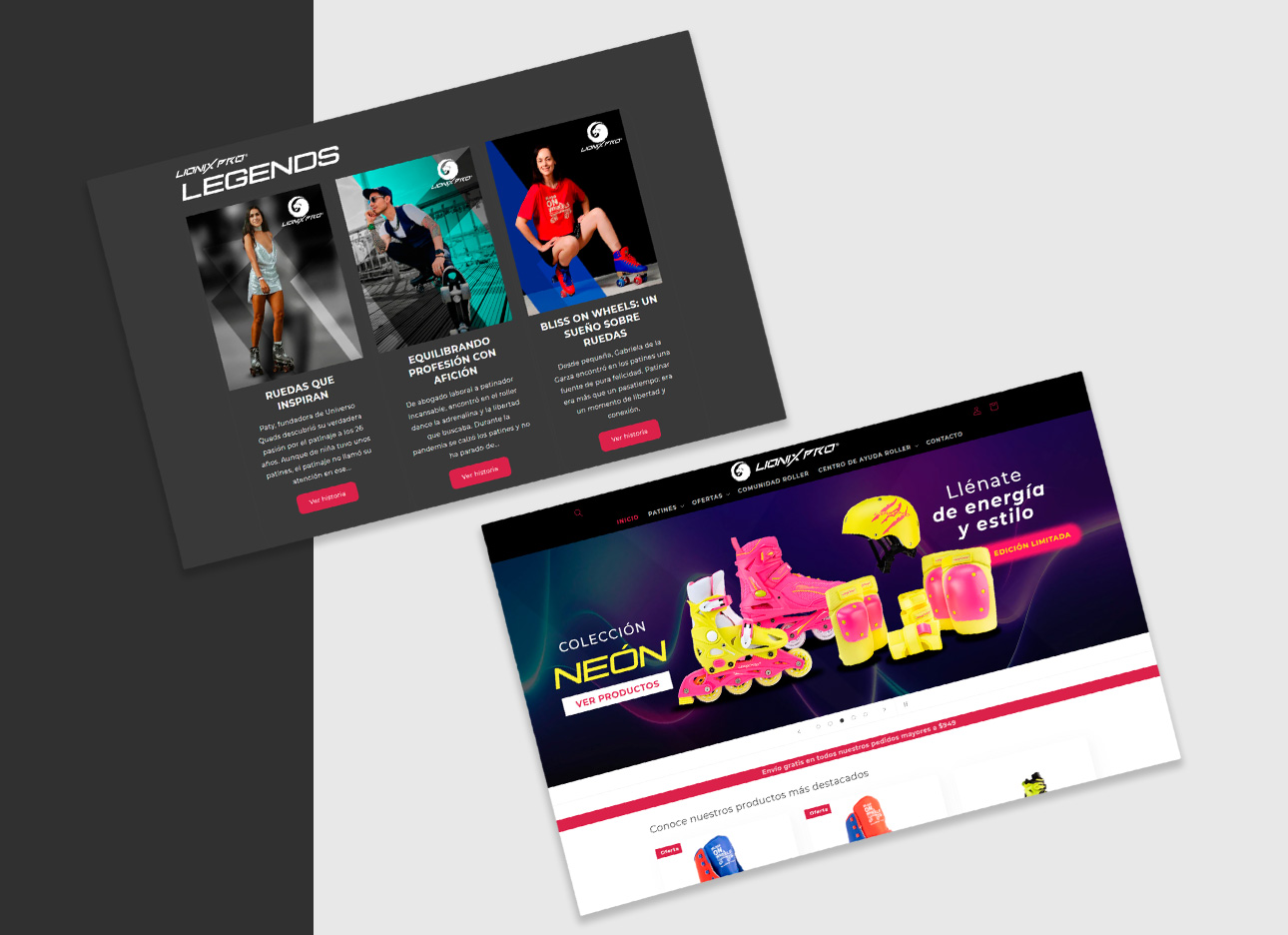 Diseño de sitio web con enfoque comercial