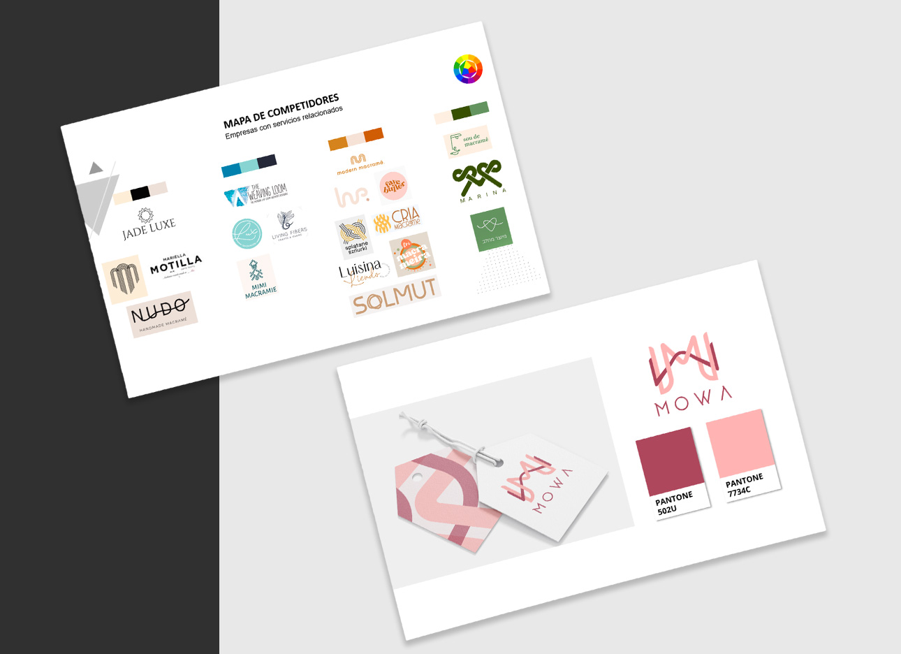 Mockup de diseños de marca